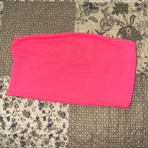 Pink crop top